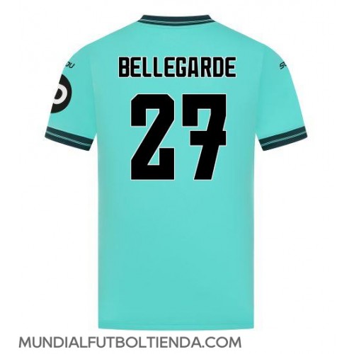 Camiseta Wolves Jean-Ricner Bellegarde #27 Segunda Equipación Replica 2025-26 mangas cortas